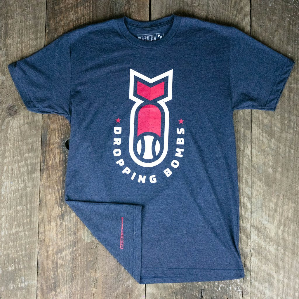 Baseballism Dropping Bombs Men's T-Shirt