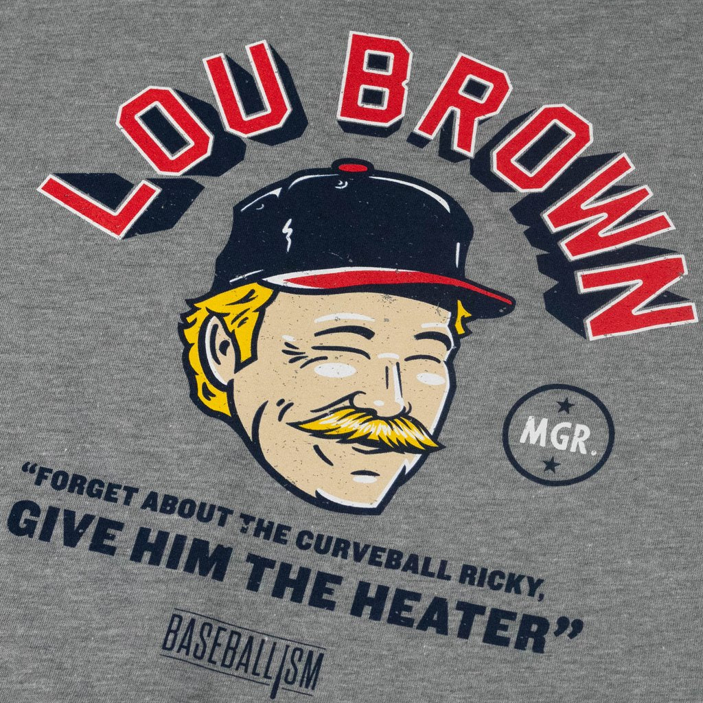 Baseballism Lou Brown Men's T-Shirt