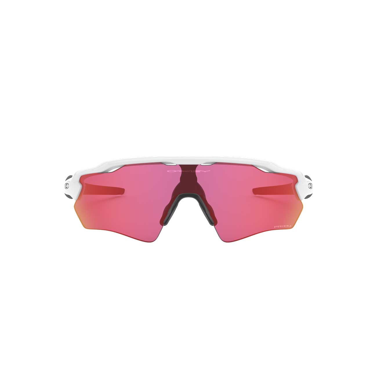 Oakley Radar ホワイト/レッド Oakley Radar EV XS Path Polished White w/PRIZM Field Sunglasses