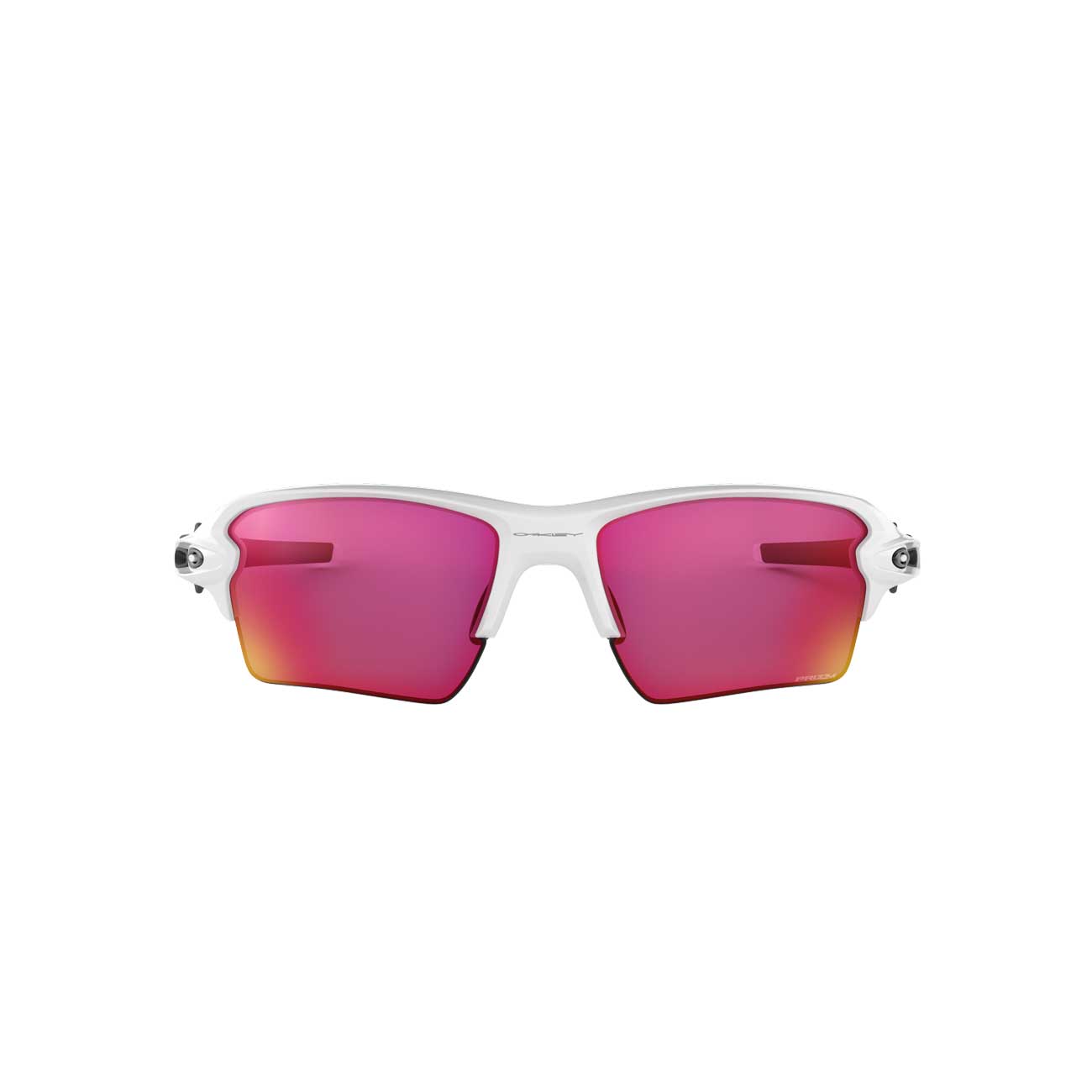 Oakley Flak 2.0 XL Polished White w/PRIZM Baseball Outfield
