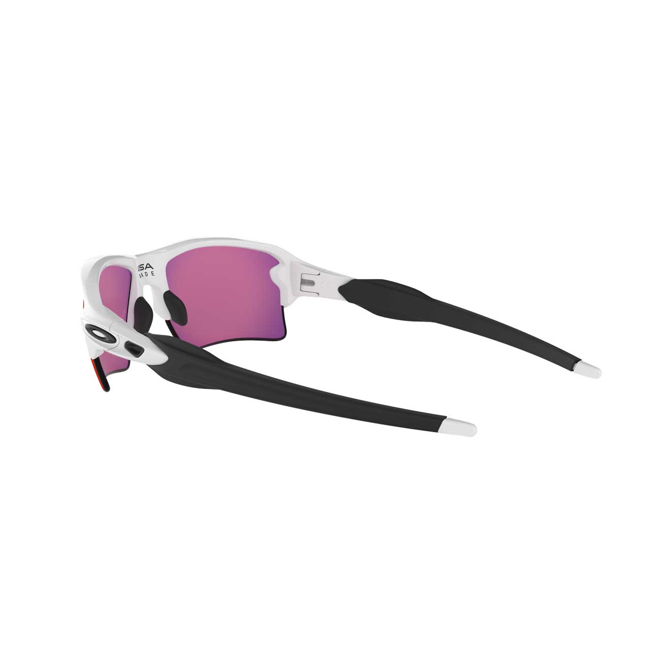 Oakley Flak 2.0 XL Polished White w/PRIZM Baseball Outfield