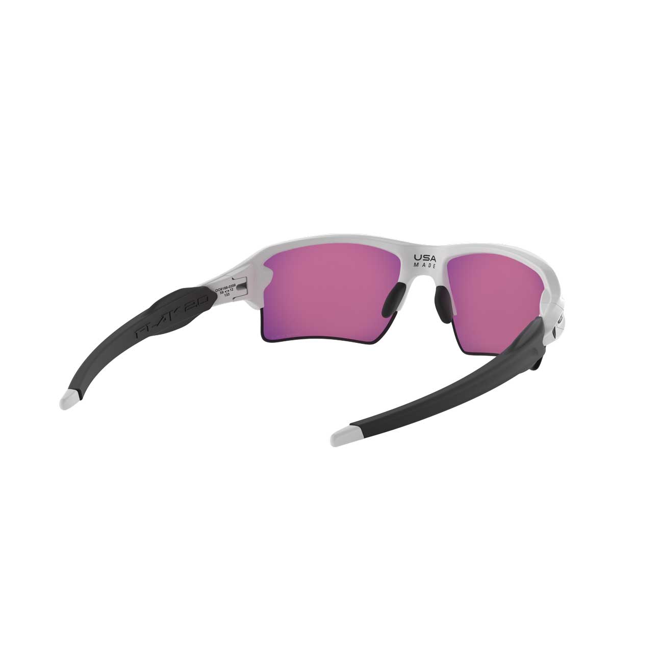 Oakley Flak 2.0 XL Polished White w/PRIZM Baseball Outfield
