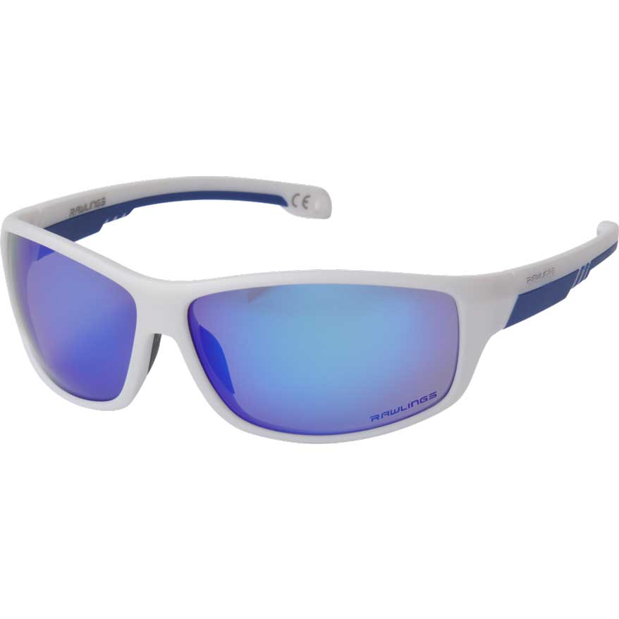 Rawlings LTS 10260966 Adult Sunglasses White/Blue Mirror Lens