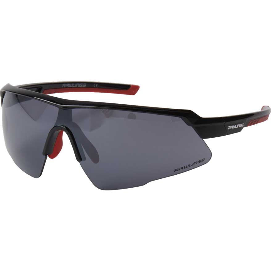 Rawlings LTS 10260969 Adult Sunglasses Black/Red With Smoke Lens