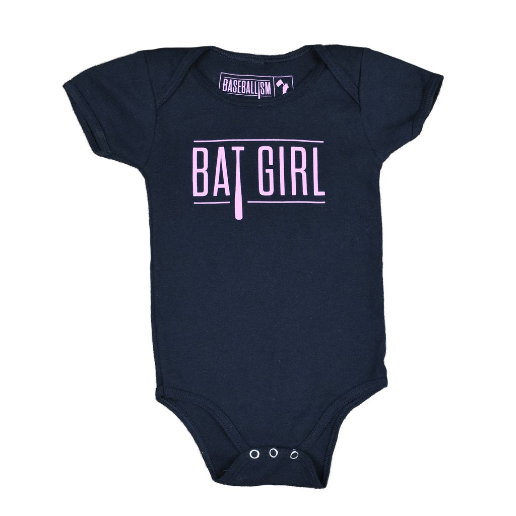 Baseballism Bat Girl Onesie