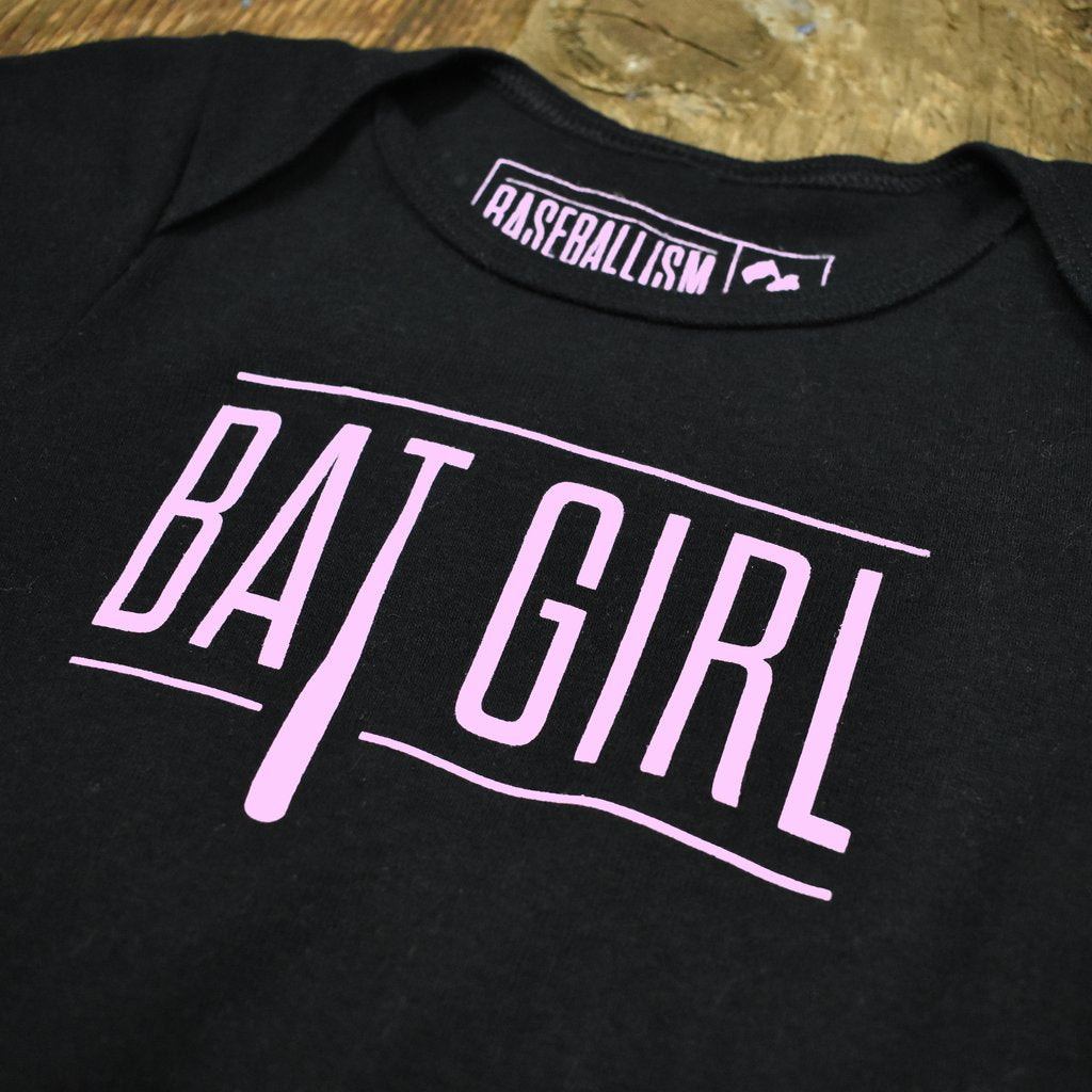 Baseballism Bat Girl Onesie