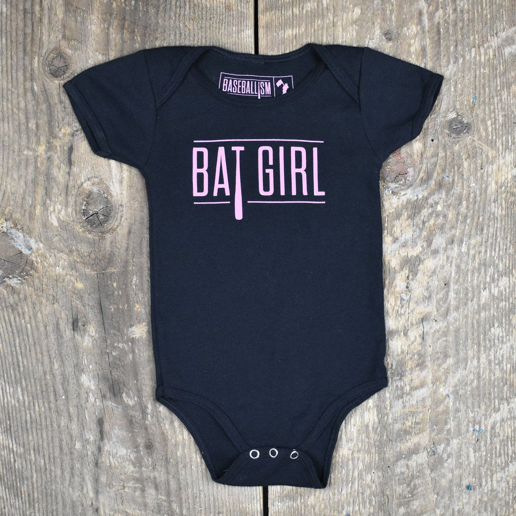 Baseballism Bat Girl Onesie