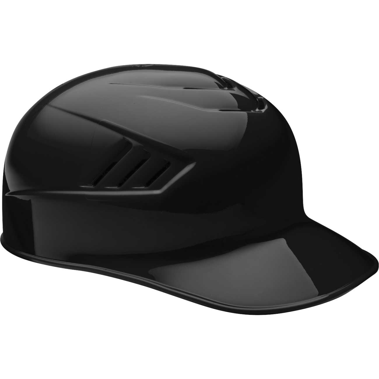 Rawlings Cooflo Catchers and Base Coach Skull Cap Helmet Gloss Black