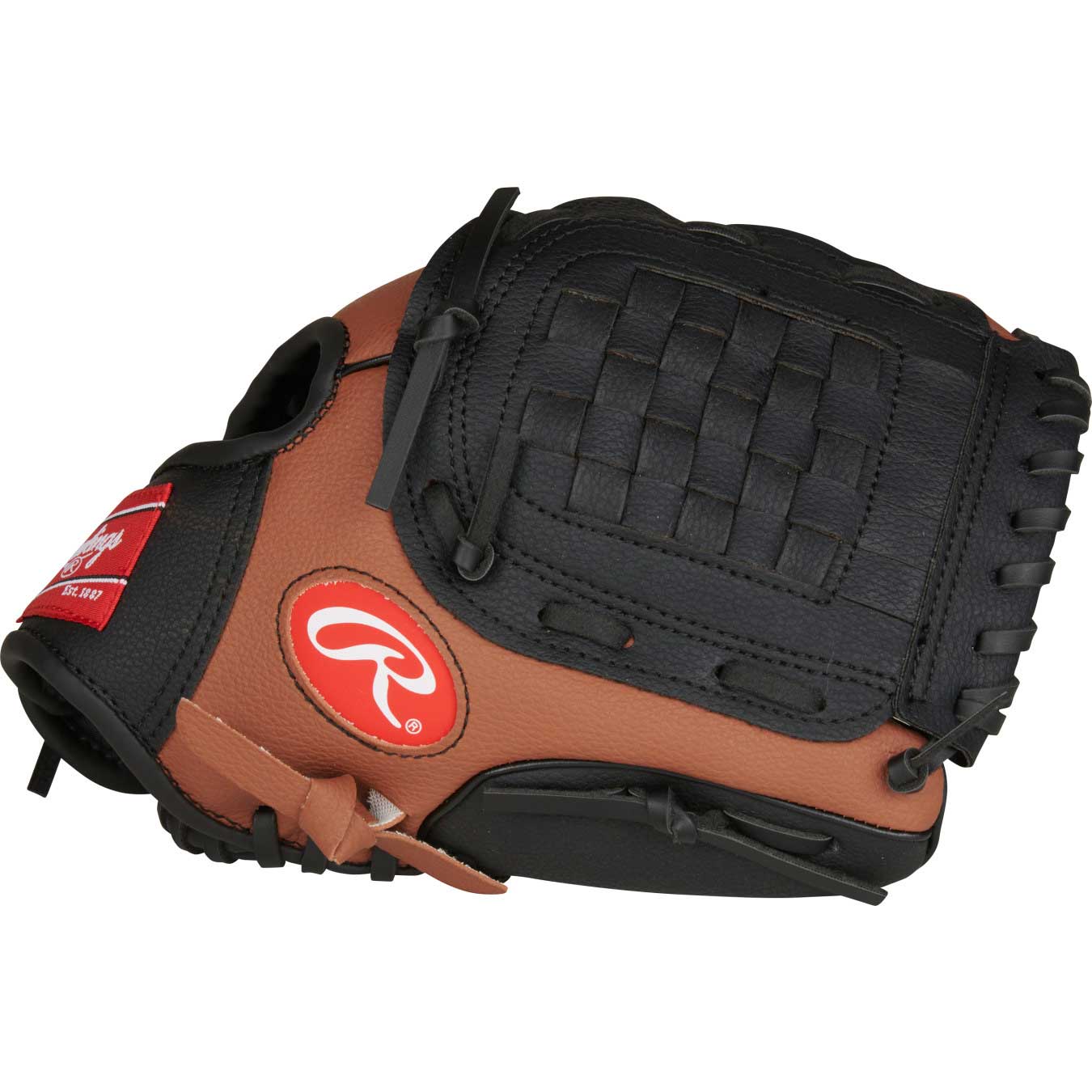 Rawlings Players Series Youth 10 1/2" Glove - Dark Tan/Black - RHT