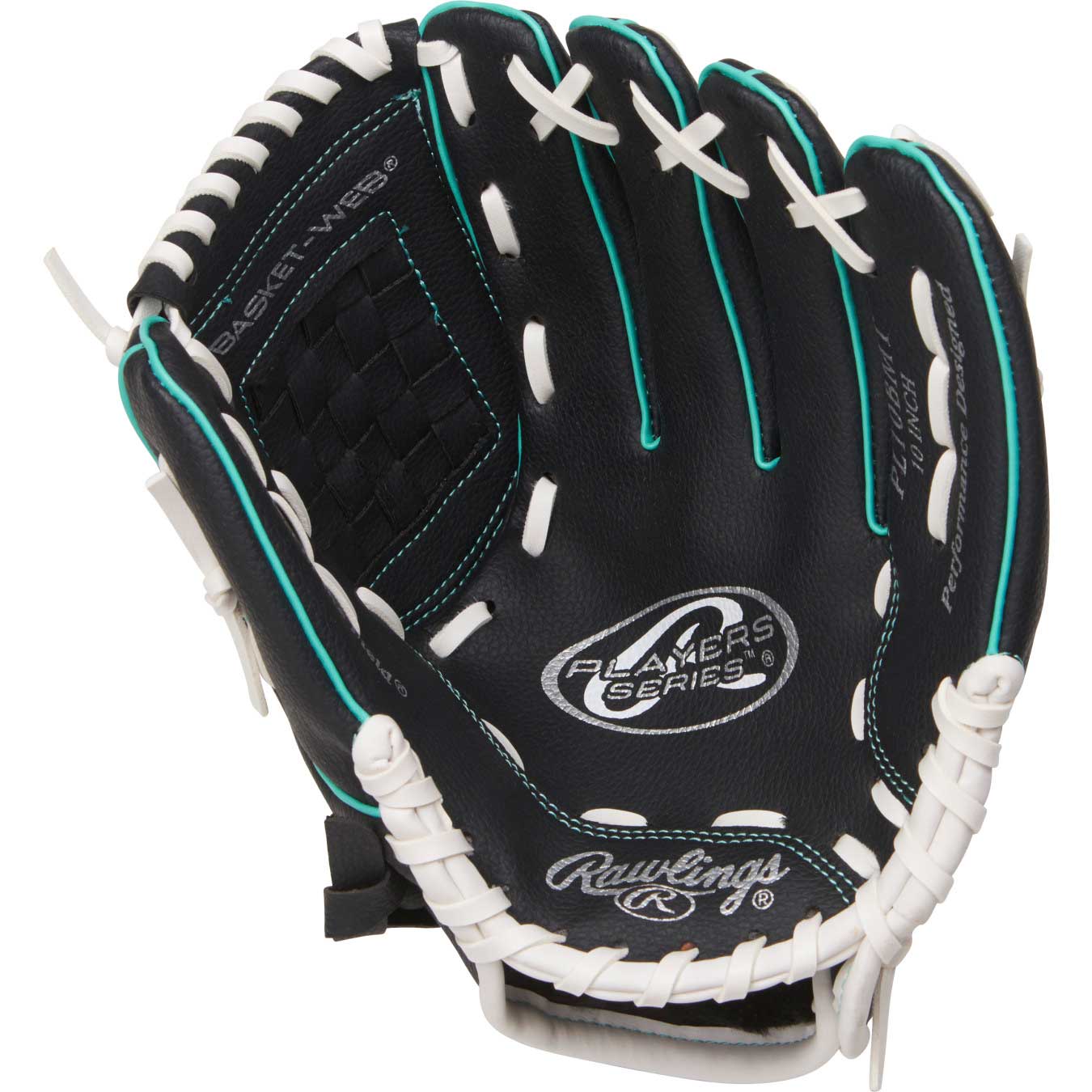 Rawlings Players Series Youth 10" Glove - Black/Mint - RHT