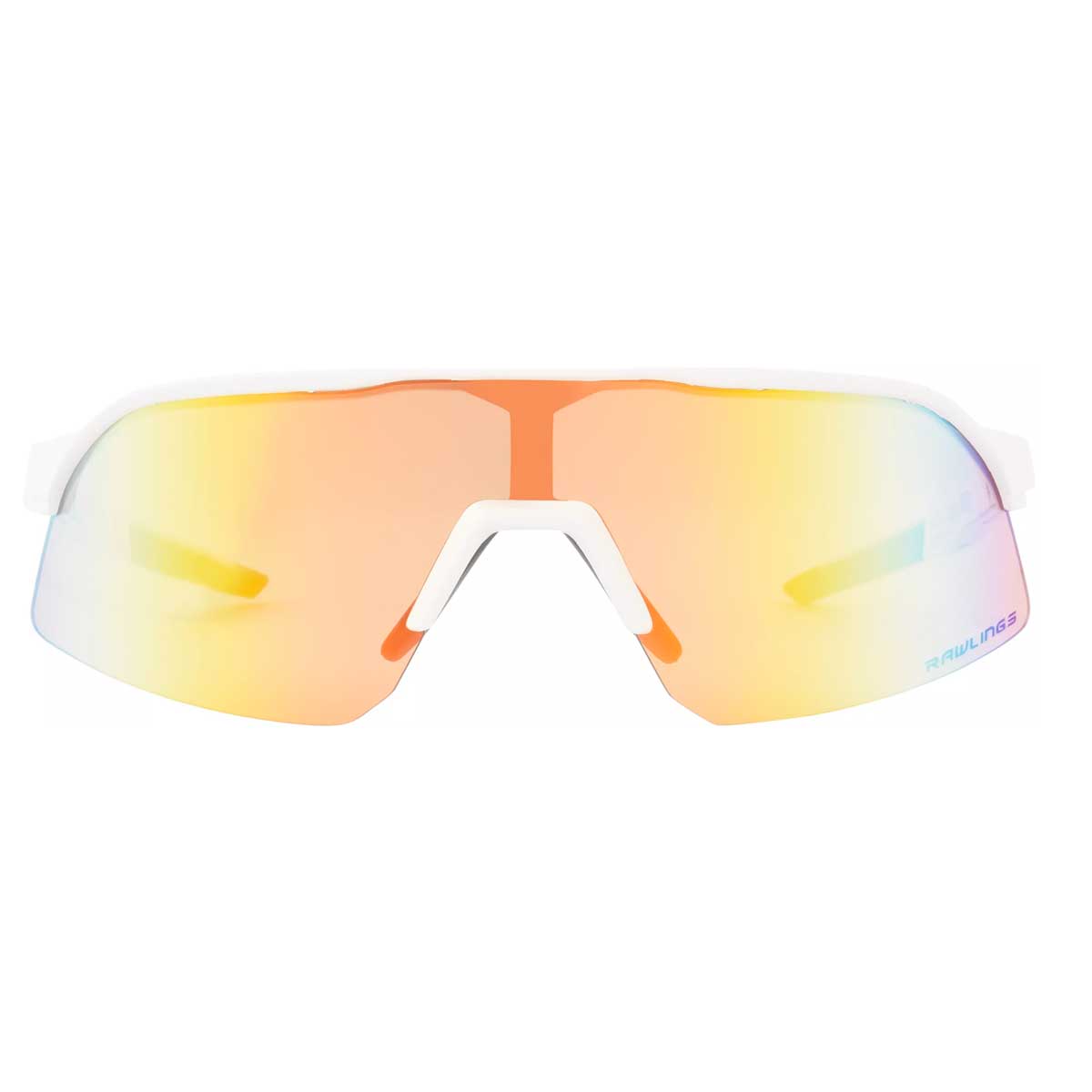 Rawlings Shield Youth Sunglasses White/Orange