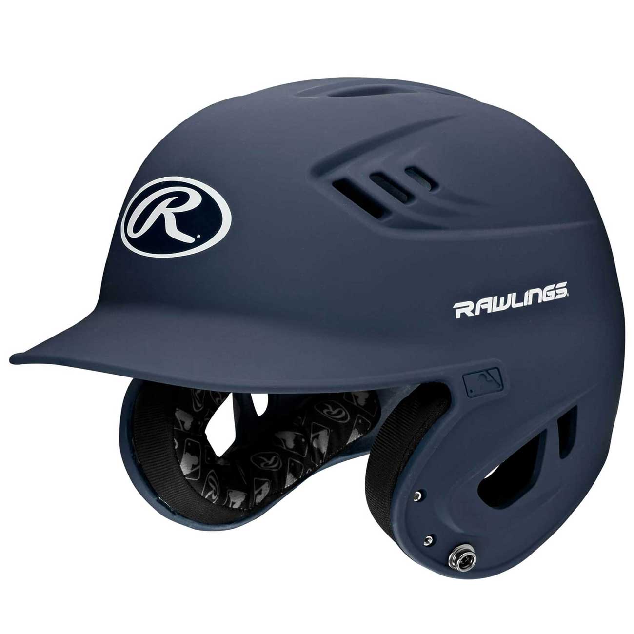 Rawlings R16/Velo 1-Tone Baseball Helmet Jr Matte - Navy – Home