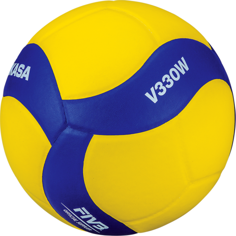Mikasa New Club Version of the FIVB Game Ball - Yellow/Blue
