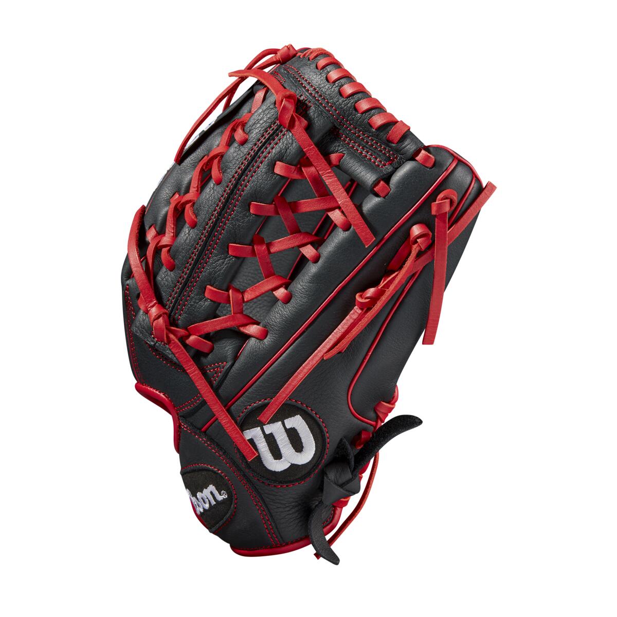 Wilson A700 Pro T-Lace Web Black/Red 12"
