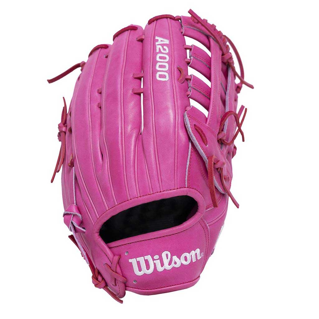 Wilson A2000 Slowpitch H-Web Solid Pink 13.5"- RHT