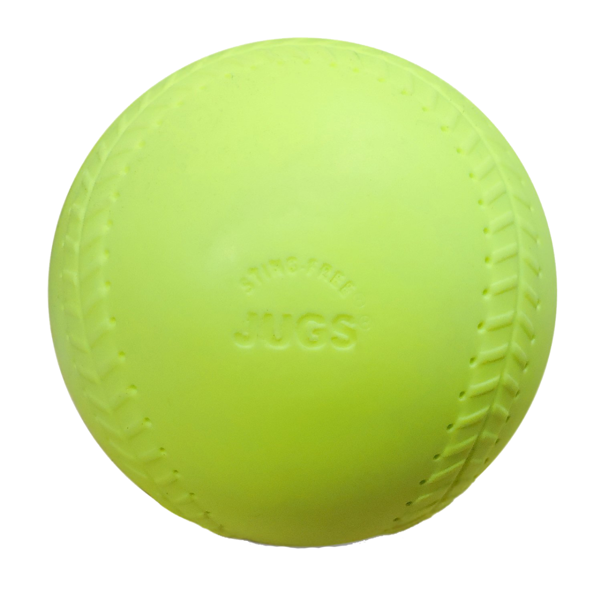 Jugs Sting Free Softball - 12" Optic Game-Ball Yellow Seamed
