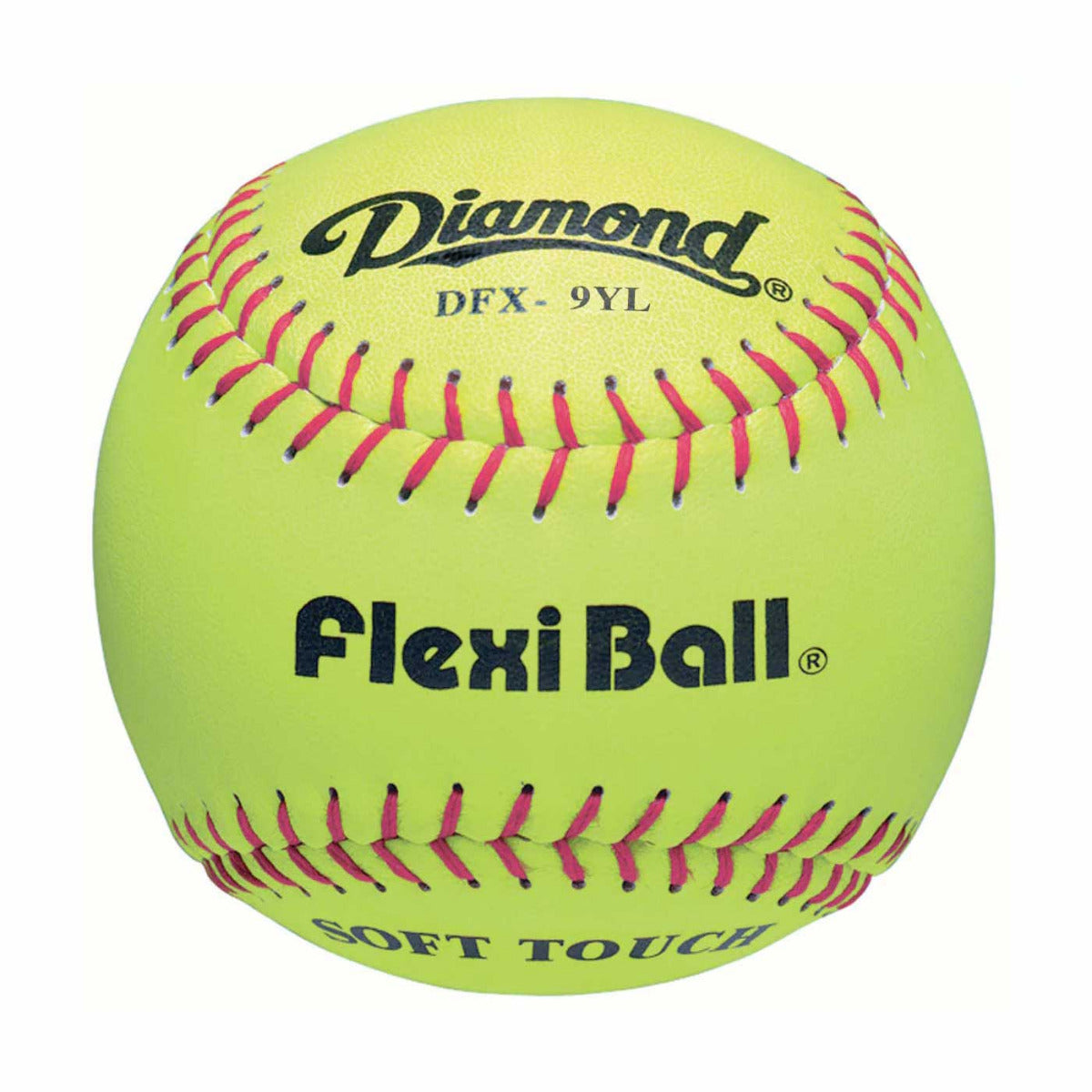 Diamond 9" DFX-9YL Yellow Flexi-Balls-Dozen