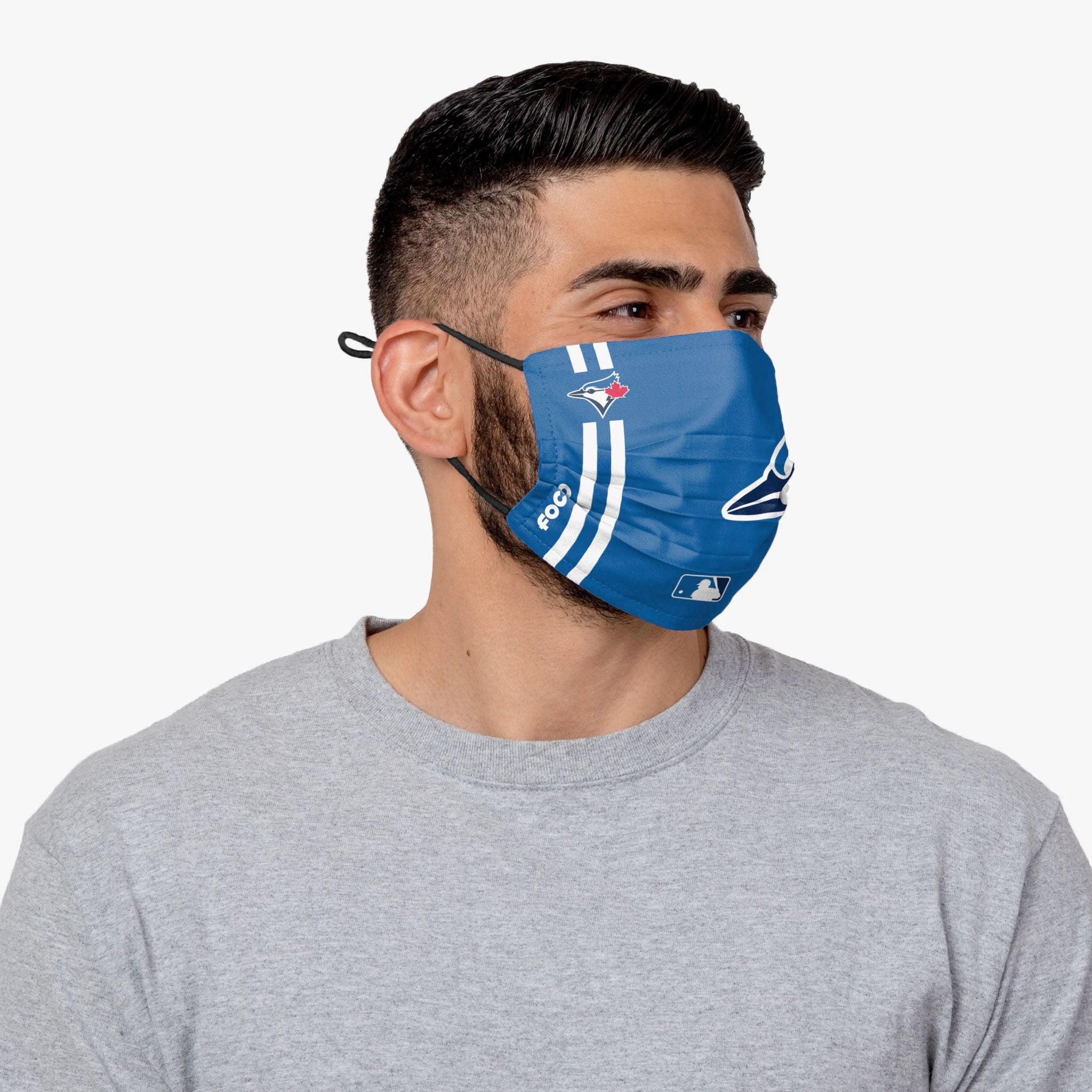 Foco MLB Blue Jays On-Field Pleated Face Cover