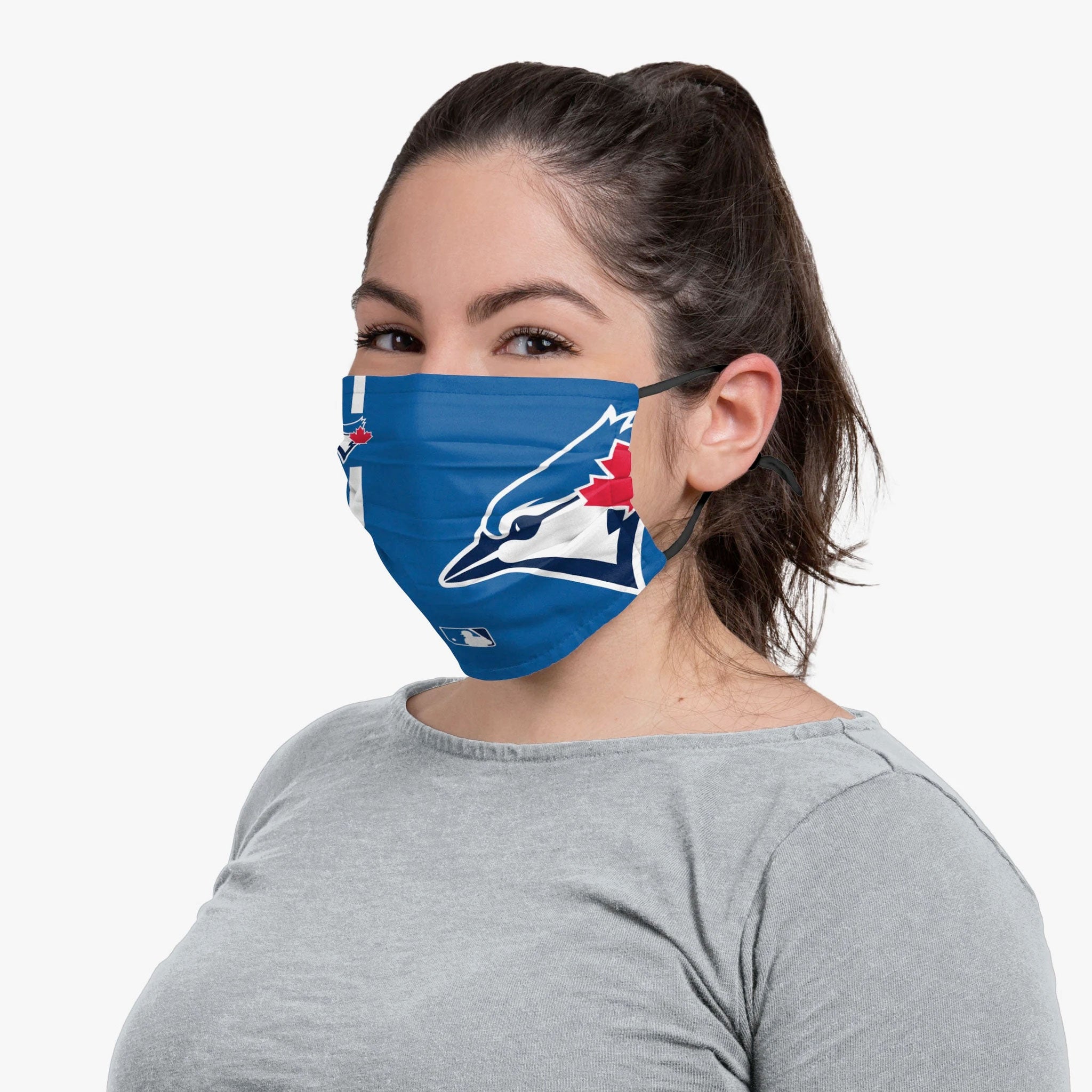 Foco MLB Blue Jays On-Field Pleated Face Cover