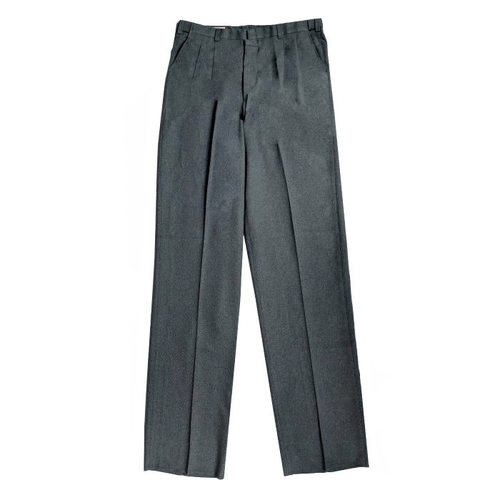 Smitty's Pleated Charcoal Grey Base Pants w/ Expander Waist
