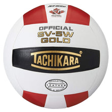 Tachikara Gold Official Game Volleyball - Red/Whit/Blk