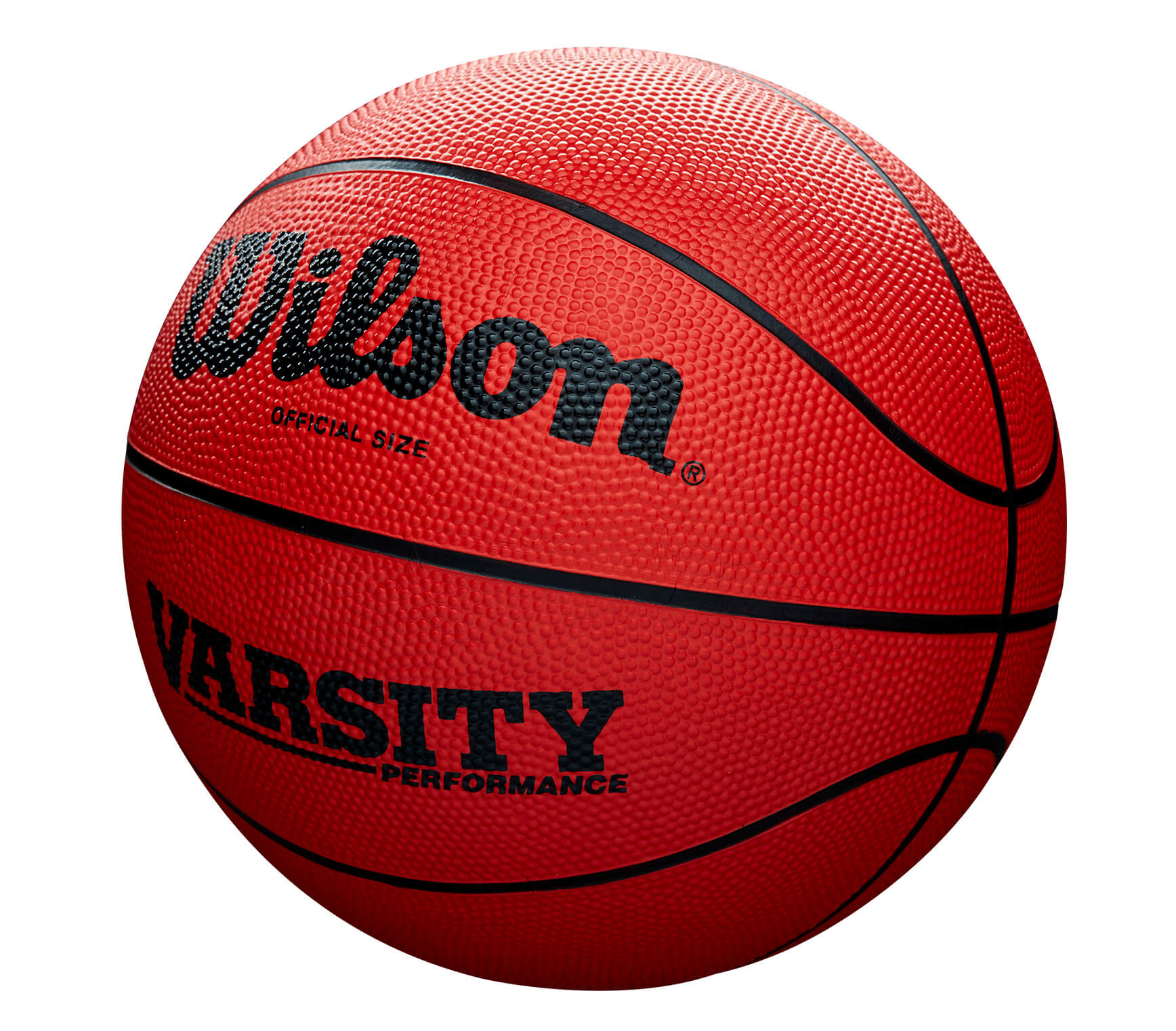 Wilson Varsity Rubber Basketball - Size 7 - Basketball - Discontinued