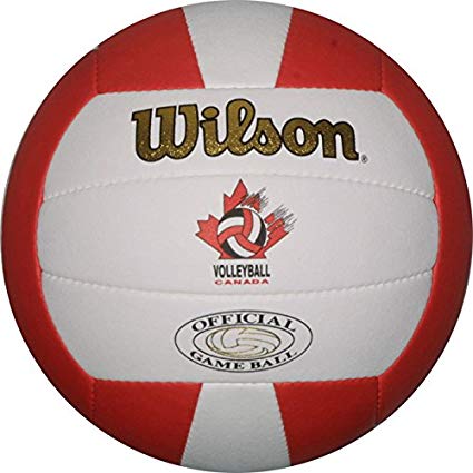 Wilson Volleyball Canada Gold Official Game Ball - White/Red